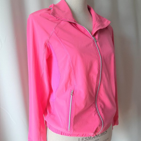 lululemon athletica Jackets & Blazers - Lululemon Pink Lightweight Jacket Size 6